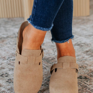 Problem Free Platform Clogs - Taupe