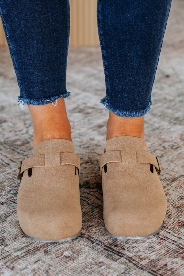 Problem Free Platform Clogs - Taupe - Image 5