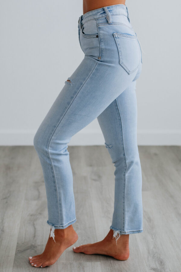 Quinn Hidden Jeans - Light Wash - Image 2