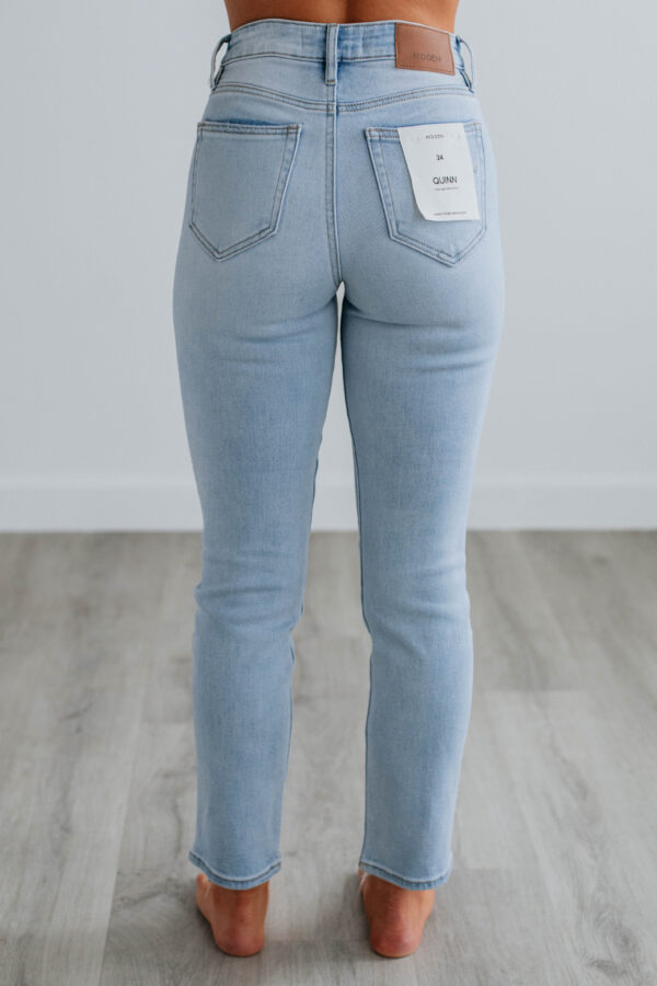 Quinn Hidden Jeans - Light Wash - Image 4
