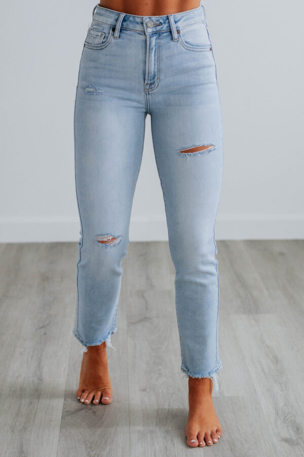 Quinn Hidden Jeans - Light Wash - Image 5