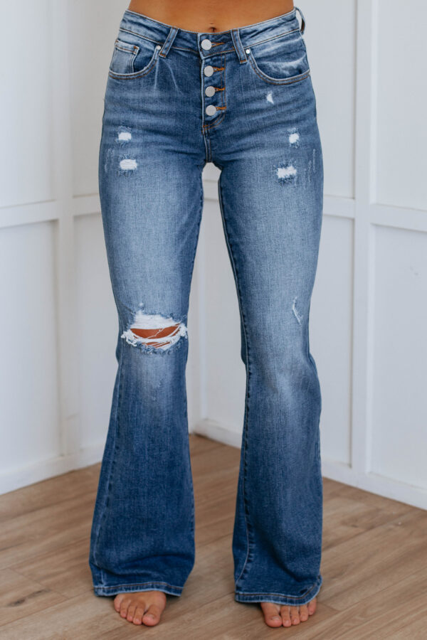 Rayna Risen Jeans - Dark Wash - Image 3