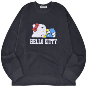 Sanrio Hello Kitty Sleepy Charcoal Sweatshirt & Pants Set