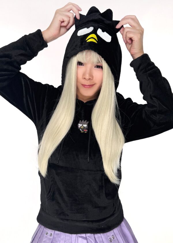 Sanrio Badtz-Maru Cosplay Sherpa Hoodie - Image 2