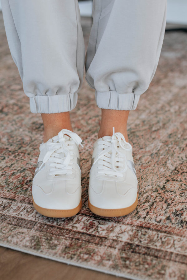 Can't Be Bothered Sneakers - Cream - Image 4