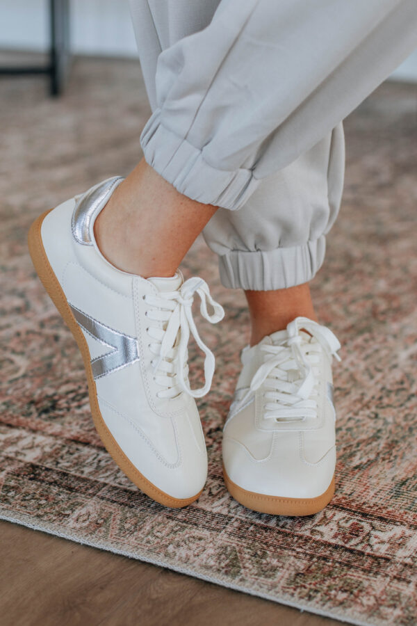 Can't Be Bothered Sneakers - Cream - Image 2