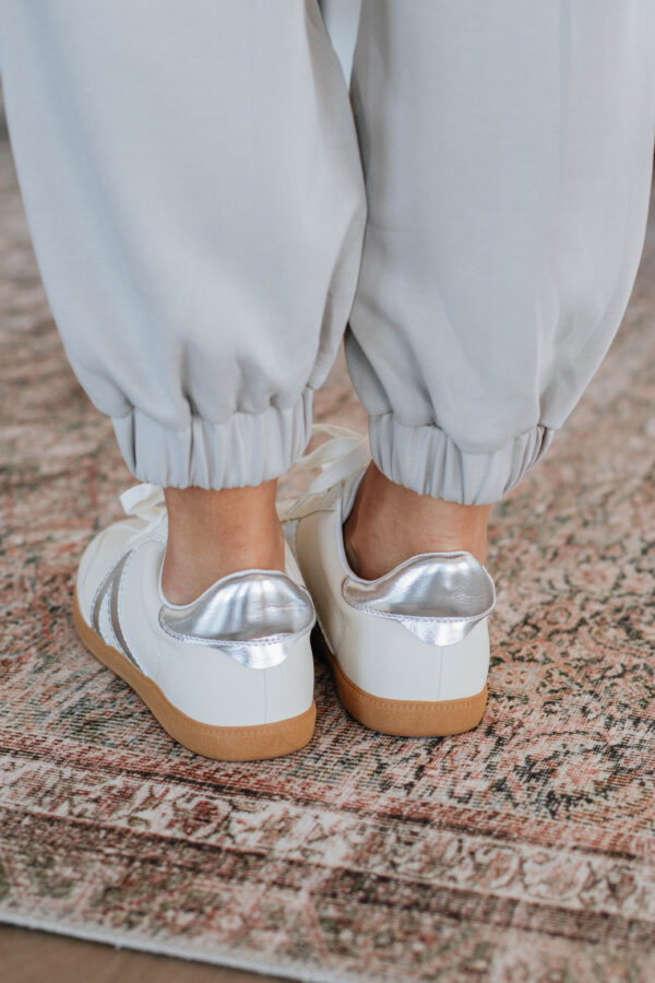Can't Be Bothered Sneakers - Cream - Image 5
