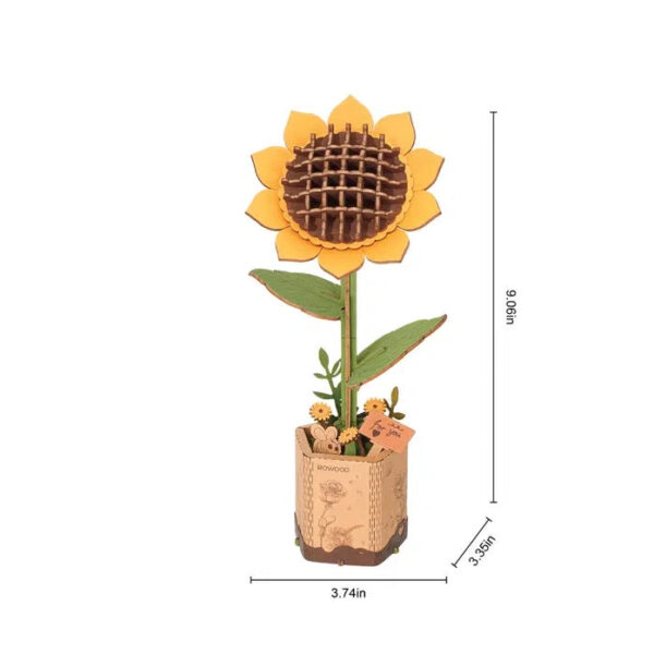 3D Wooden Flower Puzzles - Image 21
