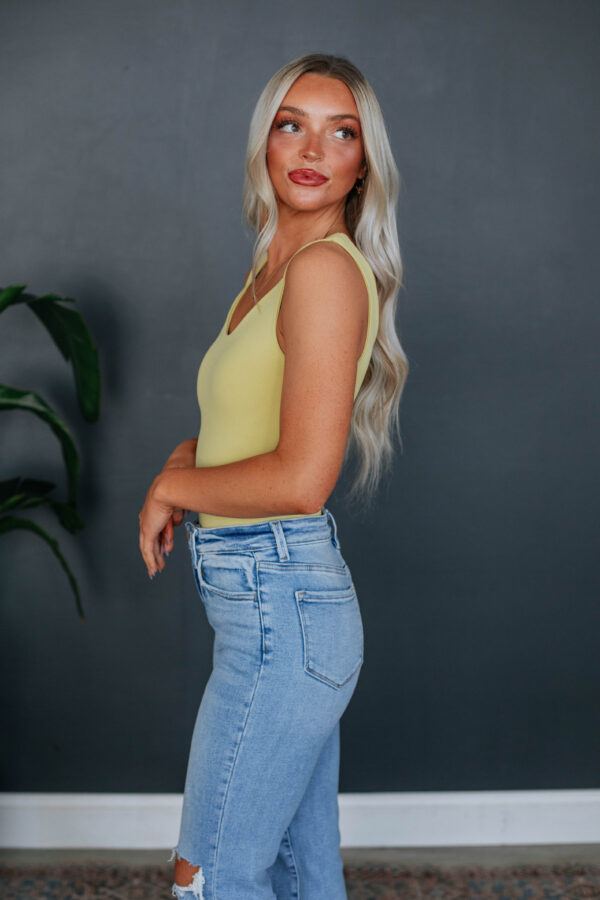 Sweet & Simple Bodysuit - Avocado - Image 3