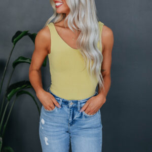 Sweet & Simple Bodysuit - Avocado