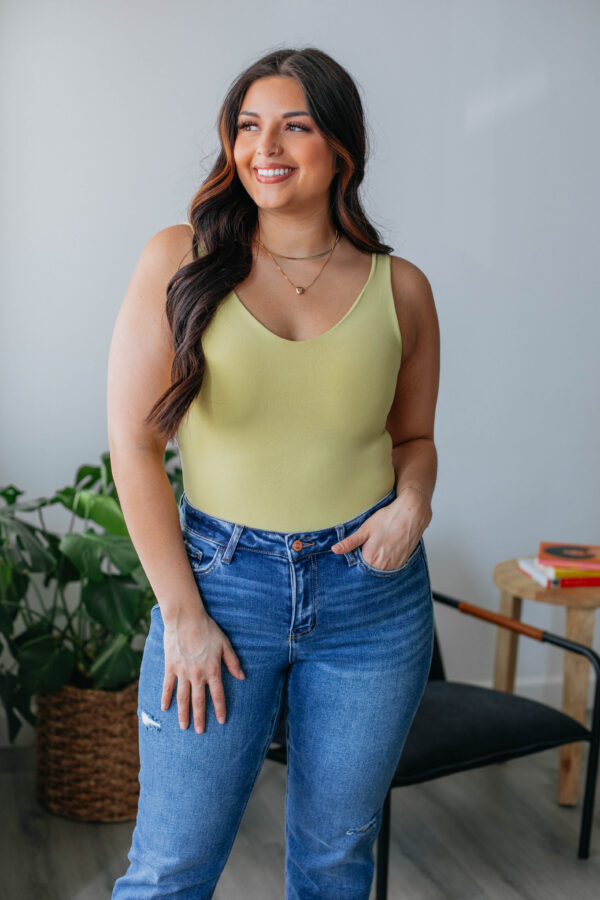 Sweet & Simple Bodysuit - Avocado - Image 4
