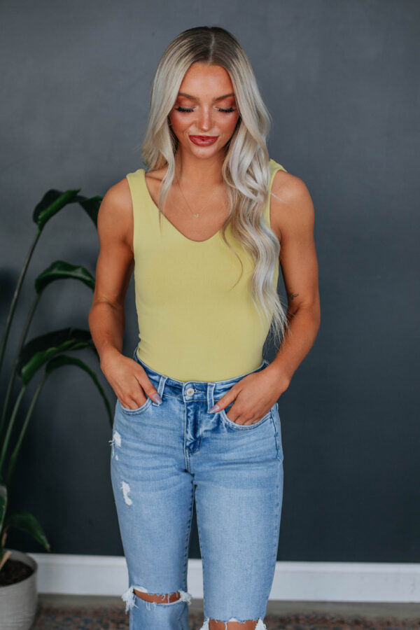 Sweet & Simple Bodysuit - Avocado - Image 7