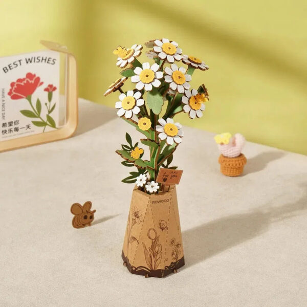 3D Wooden Flower Puzzles - Image 35