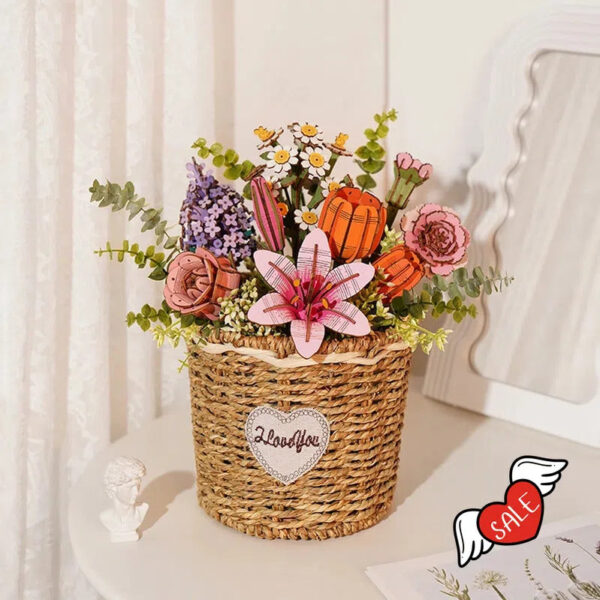 3D Wooden Flower Puzzles - Image 45