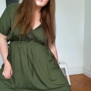 Tropical Maxi Dress // Sage