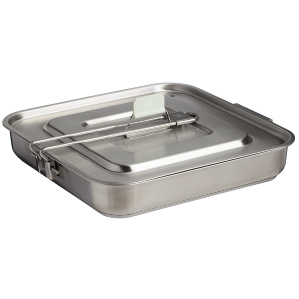 The Wildfare Pro Square Pan Cookset 5-piece set | 2 QT - Image 2