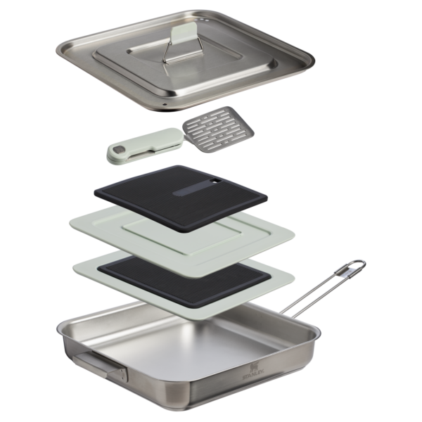 The Wildfare Pro Square Pan Cookset 5-piece set | 2 QT - Image 3