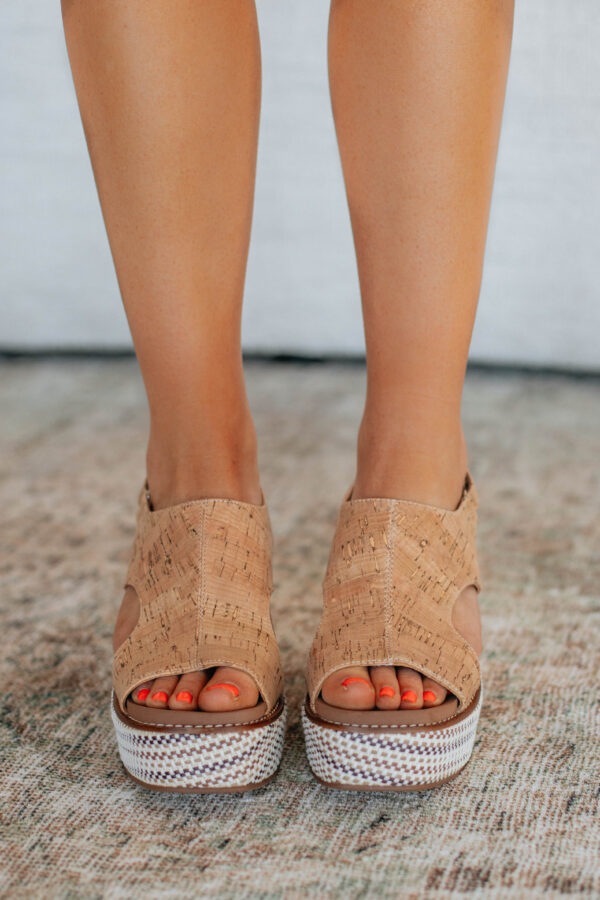Sweet Direction Wedges - Cork - Image 4