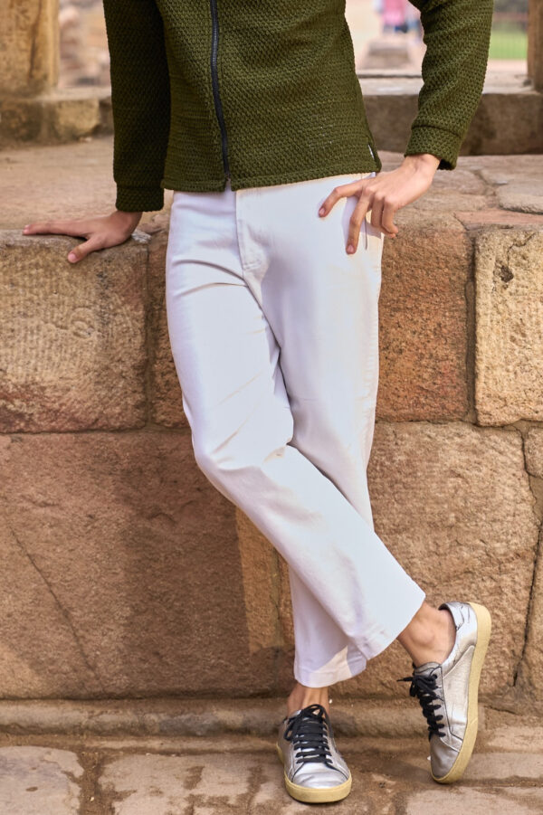 Tapered White Jean - Image 6