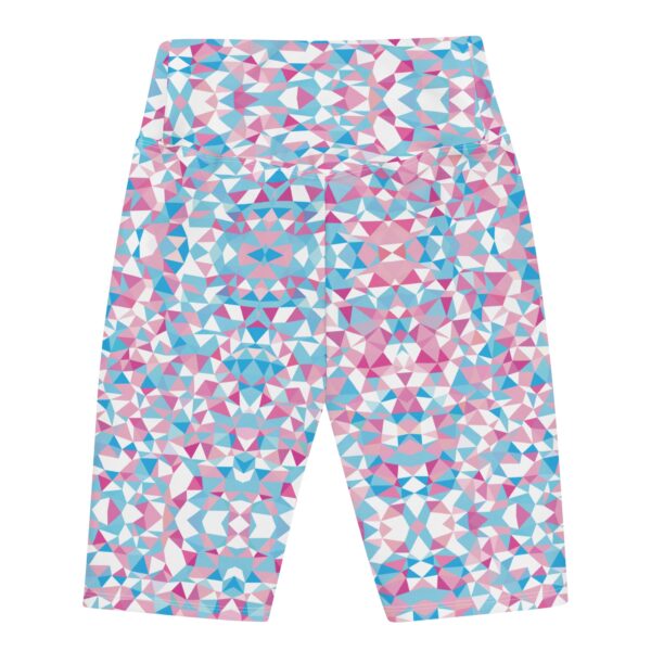 Trans Mosaic Biker Shorts - Image 2