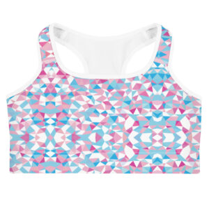 Trans Mosaic Sports bra