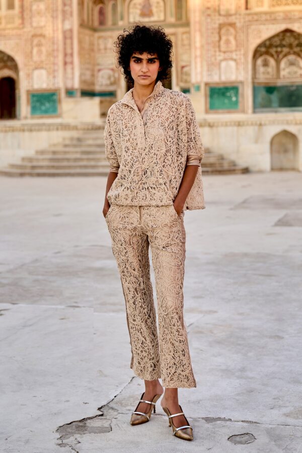 Cord Embroidered Lace Set - Image 2