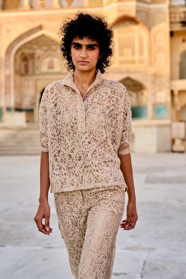 Cord Embroidered Lace Set - Image 5