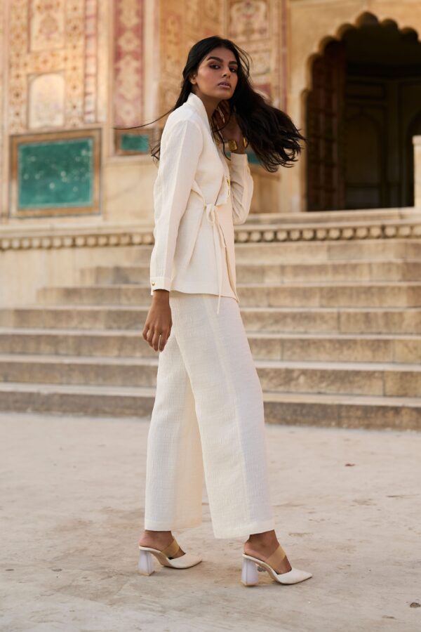 Textured Straight Pant - Image 6