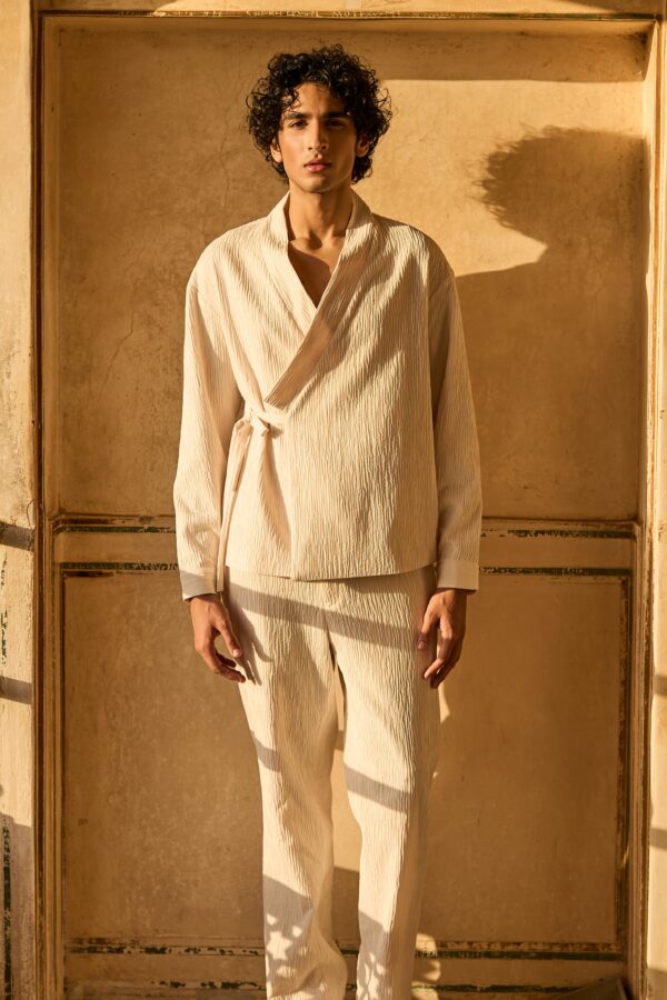 Textured Straight Pant - Image 7