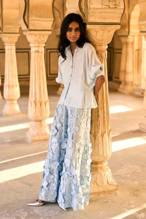 Shirt and Lace Pant Set - Image 4