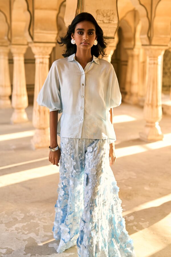 Shirt and Lace Pant Set - Image 7