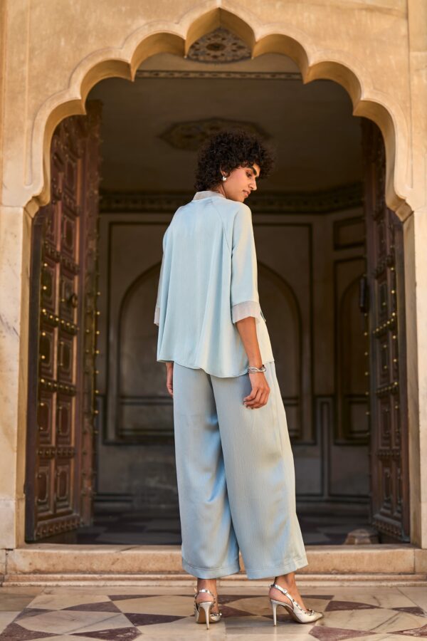 Crinkle Satin Shirt - Image 7