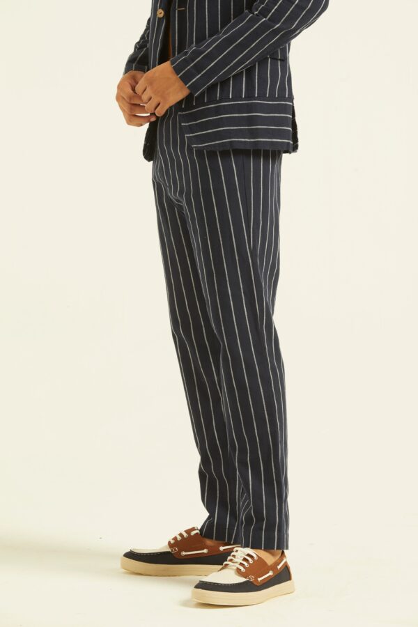 Blue/White Stripe Blazer - Image 15
