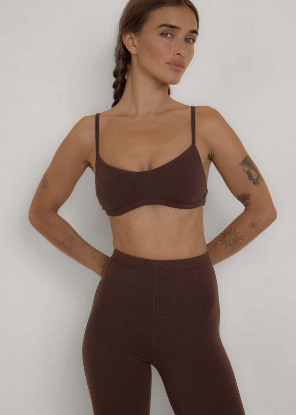 Day Bralette - Dark Brown - Image 4