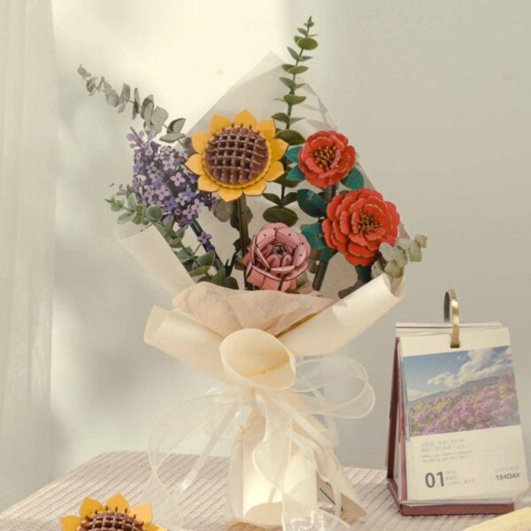 3D Wooden Flower Puzzles - Image 3