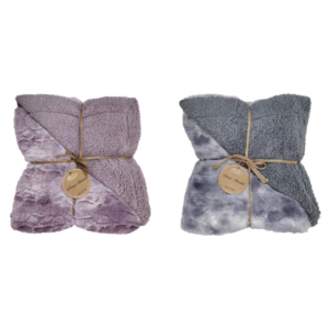 Faux Fur and Sherpa Blanket