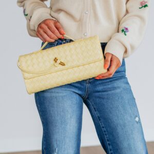 Asha Clutch Crossbody - Macaroon
