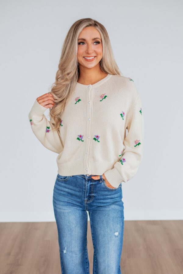 Betty Floral Cardigan - Image 5