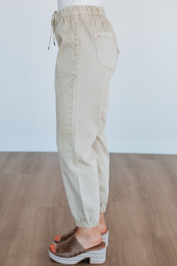 Drea Mica Joggers - Natural - Image 5