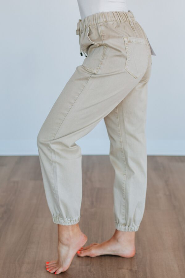 Drea Mica Joggers - Natural - Image 3