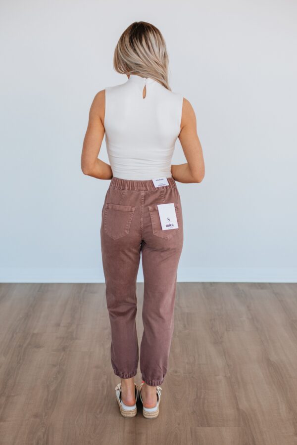Drea Mica Joggers - Cocoa - Image 6