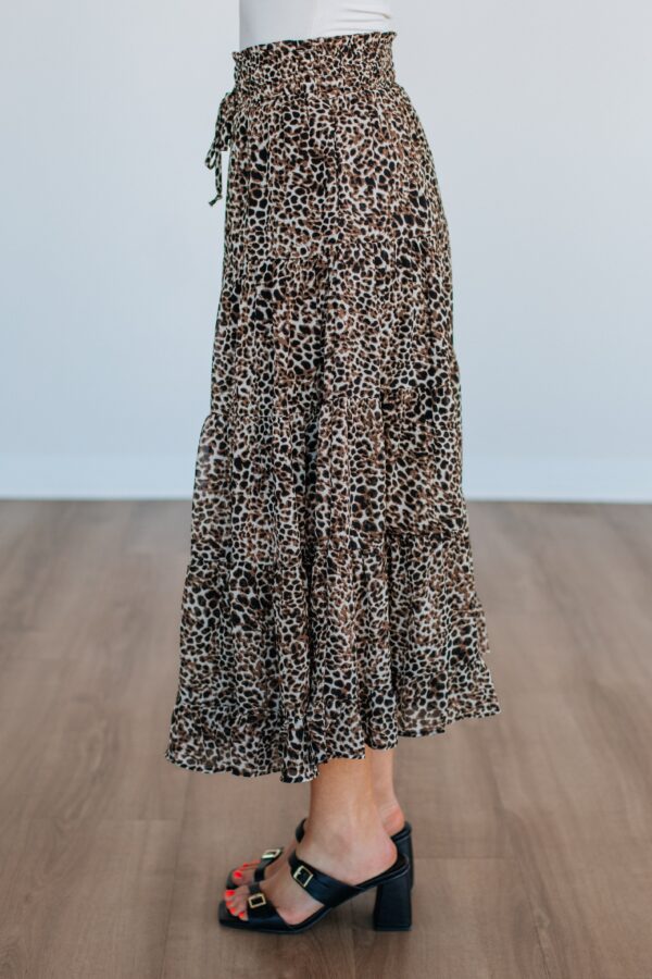 Nisha Leopard Skirt - Image 6