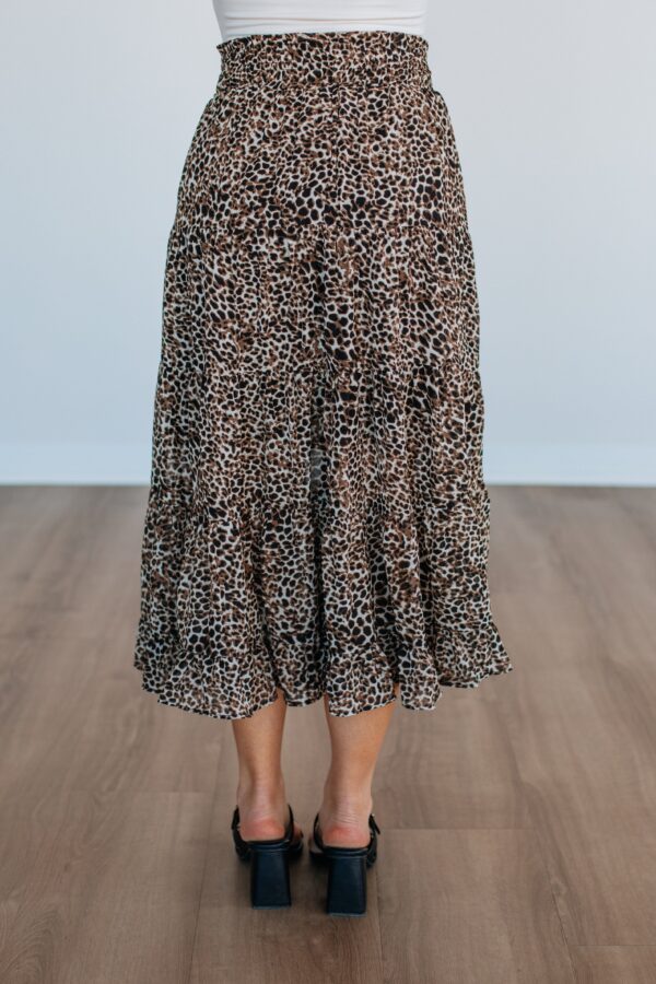 Nisha Leopard Skirt - Image 7