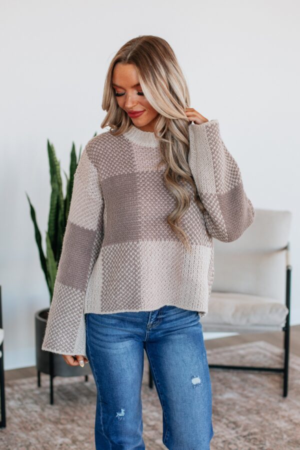 Amabel Checkered Sweater
