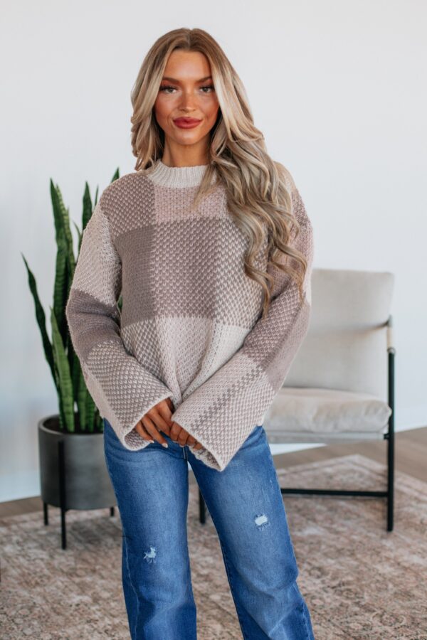 Amabel Checkered Sweater - Image 4
