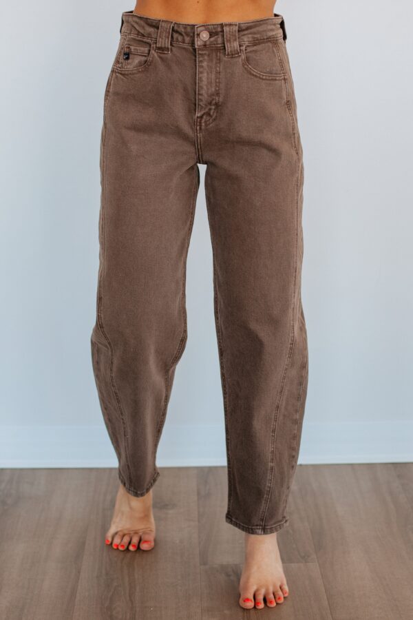 Trevina KanCan Jeans - Brown - Image 5