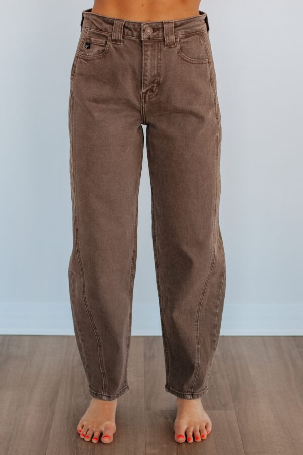 Trevina KanCan Jeans - Brown - Image 3