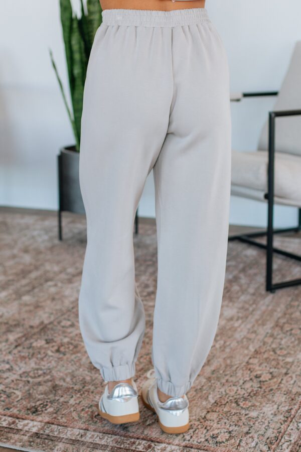 Teleri Lounge Joggers - Stone - Image 5