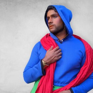 FIERCE PRIDE CROPPED HOODIE
