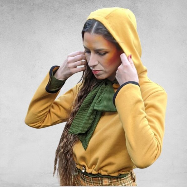 FIERCE PRIDE CROPPED HOODIE - Image 4